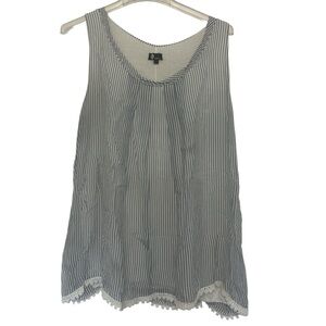 Striped Sleeveless Top